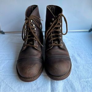 Red Wing Heritage Style 8111 Iron Ranger Boot in Amber Harness Leather 9.5D